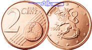 Finnland 2 Cent Kursmünze, 2 Cent