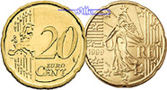 Frankreich 20 Cent Kursmünze, 20 Cent