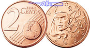 Frankreich 2 Cent Kursmünze, 2 Cent