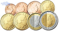 Luxemburg 1 Cent -2 Euro, 3,88 Kursmünzen, kompl. Satz 2018 -