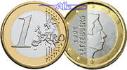 Luxemburg 1 Euro Kursmünze, 1 Euro -