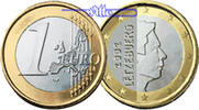 Luxemburg 1 Euro Kursmünze, 1 Euro -