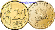Monaco 20 Cent Kursmünze, 20 Cent -