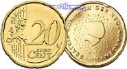 Niederlande 20 Cent Kursmünze, 20 Cent * -