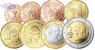 Österreich 1 Cent -2 Euro, 3,88 Kursmünzen, kompl. Satz 2004 -