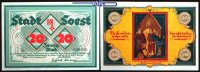 Soest 20 Mark Kreisstadt Unterdruck grün <br>Topp 816.3 -