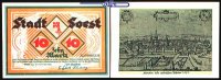 Soest, 10 Mark Kreisstadt, Unterdruck hellbraun<br>Topp 816.8 -