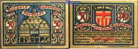 Paderborn, Stadt, 3.Ausgabe 50 Pfg. Jos. Dominicus, -selten- <br>Grab. P1.4, 1 Scheine, Orginal -