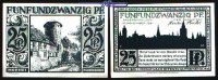 Paderborn, Stadt, 7.Ausgabe 25 Pfg Schattenrisse, Serie B, Hophei, schwarz<br>Grab. 1043.4, -