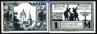 Paderborn, Stadt, 7.Ausgabe 1 Mark Schattenrisse, Serie B, Busdorfkirche, schwarz<br>Grab. 1043.4, -