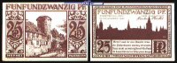 Paderborn, Kreisstadt, 8.Ausgabe 25 Pfg. Schattenrisse, Serie C, Hophei, braun, <br>Grab. 1043.5, -