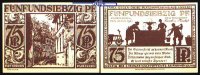 Paderborn, Stadt, 10.Ausgabe 75 Pfg. Schattenrisse, Serie D. Rothoborn, braun<br>Grab. 1043.7, -