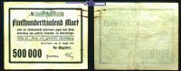 Paderborn, Kreisstadt 11.Ausgabe 500 000 Mark Notgeld Paderborn -
