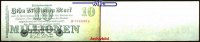 Deutsches Reich 10 Millionen Mark Inflation, Reichsbanknote, Ro.95, -
