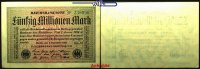 Deutsches Reich 50 Millionen Mark Inflation, Reichsbanknote, Ro.108h, -