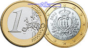 San Marino 1 Euro Kursmünze, 1 Euro -