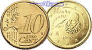 Spanien 10 Cent Kursmünze, 10 Cent -