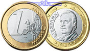 Spanien 1 Euro Kursmünze, 1 Euro -