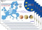 Deutschland 5,88<br> x5 Kursmünzensatz<br> <b>als kompl. Satz</b><br>(5 Prägestätten) -