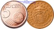 Vatikan 5 Cent Kursmünze, 5 Cent, <b>Sede Vacante</b> -