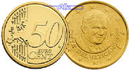 Vatikan 50 Cent Kursmünze, 50 Cent - <b>ist länger im Umlauf gewesen - als Zahlungsmittel!</b> -