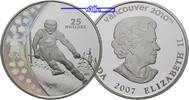 Vancouver, Kanada 25 Dollar Oly Winter Vancouver 2010 Skiabfahrt - Hologramm -