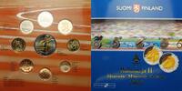 Finnland 8,88 Kursmünzensatz / 2. Ausgabe mit 5 Euro-Gedenkmünze Leichtathletik -