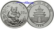 China 10 Yuan Panda Bären, 1 oz, Silber, <b>kleine Jahreszahl</b> -