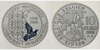 Belgien 10 Euro Maurice Maeterlinck, blauer Vogel -farbig-, 1. Ausg.