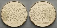 Finnland 100 Euro 7,77g fein 22 mm Ø Finnlandkrieg 2008, inkl. Etui & Zertifikat