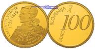 Slowenien 100 Euro + 30 Euro Valentin Vodnik 1758-1819 - 2.Goldmünze + 2.-30 Euro Silbermünze europaweit zus. -