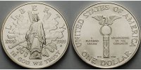 USA 1 $ 200 Jahre Kongreß, in Kapsel & Etui & Zertifikat -