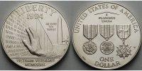 USA 1 $ Nat. Gedenkstätte für die Gefallenen im Vietnamkrieg (Drei Verdienstorden)) -