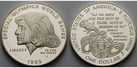 USA 1 $ Voroly. Sommer in Conneticut Specialoly, Eunice Mary Kennedy Shriver -