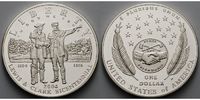 USA 1 $ Lewis & Clark, Jefferson, inkl. in Kapsel & Etui & Schuber & Zertifikat -