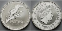 Australien 1 $ 2003 Kookaburra stgl 224,99 EUR  zzgl. 8,50 EUR Versand