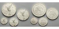 Mexiko 1/20+1/10+1/4+1/2 Onza Siegesgöttin-Satz -