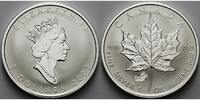 Kanada 5 $ Maple Leaf - Privy Pferd,<b>in Kapsel, ohne Zertifikat <br>- Archivbild -</b> -