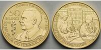 Österreich 50 Euro<br> 9,99g<br> fein<br> 22 mm Ø Clemens v.Pirquet 1874-1929 Mediziner <b>im Etui & Zertifikat & Pappschuber,</b> -