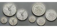 Mexiko 1/20+1/10+1/4+1/2 Onza Siegesgöttin-Satz -