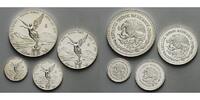 Mexiko 1/20+1/10+1/4+1/2 Onza Siegesgöttin-Satz -