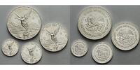 Mexiko 1/20+1/10+1/4+1/2 Onza Siegesgöttin-Satz -