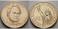 USA 1 $ James Buchanan / Kupfer-Nickel, Denver -