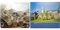 Slowakei 3,88 € Kursmünzensatz 8 Mz.+ 1 Medaille Historische Regionen-Turiec, Tekov, Podsitniansko -