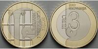 Slowenien 3 Euro Ljubljana-Weltbuchhauptstadt-dritte 3 Euro Münze europaweit in originaler Kapsel -