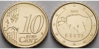 Estland 10 Cent Kursmünze, 10 Cent,