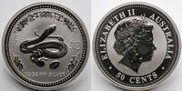 Australien 50 Cents,<br><b>1/2 oz.</b> Jahr der Schlange / Chines.Tierkreiszeichen <b>1/2 oz.</b> Bild