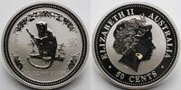 Australien 50 Cents,<br><b>1/2 oz.</b> Jahr des Affen / Chines.Tierkreiszeichen <b>1/2 oz.</b> Bild