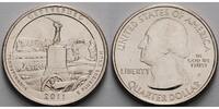 USA 1/4 $ Gettysburg /P - Kupfer-Nickel - -