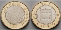 Finnland 5 Euro Uusimaa, Historische Provinzen Nr.5, ohne Zertifikat -